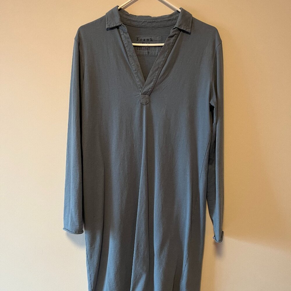 Frank & Eileen Nicole Dress Popover Henley Heritage Jersey Hydrangea
